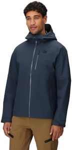 Outdoor Research Men's Foray 3L Jacket | Waterproof, Windproof, Hooded, Long Sleeve, Standard Fit, Atlantic, Large