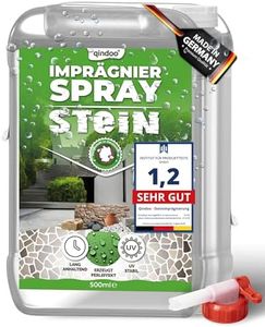 Stein Imprägnierung Außen I Terrassen Platten, Betonpflaster Versiegelung, Steinimprägnierer I Steinversiegelung außen 5L Kanister mit Hahn (Transparent, 5 Liter)