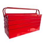 Oypla 4 Tier 7 Tray Heavy Duty Metal Cantilever Tool Box 21" / 530mm