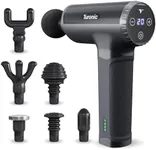 Turonic GM5 Handheld Massage Gun - Deep Tissue Percussion Massager for Muscle Relaxation, 20 Speeds, 7 Heads, Easy-To-Use, Quiet and Powerful for Athletes Personal Use, Shoulder, Leg, Foot, Back, Body