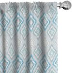 Ambesonne Ikat 2 Panel Curtain Set,