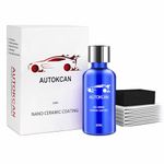 Autokcan 9H Nano Ceramic Coating,High Gloss Anti-Scratch Automotive Ceramic Coating for Cars Kit Liquid Car Hydrophobic Paint Sealant Protection,30ML