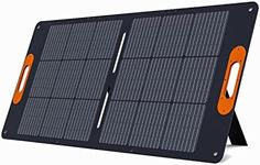 ALLWEI 100W Portable Solar Panel for 300/500W Power Station Solar Generator, 18V Solar Battery Charger with 5.5 * 2.1MM Port, Adjustable Kickstand, Waterproof IP68 for RV Camping Outdoor Home Use