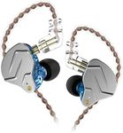 EZ EAR Kz Zsn Pro Iem Earphone Hybrid Dynamic Driver Balanced Armature In Ear Monitor Wired Earbuds, Dual Driver 1Dd 1Ba Deep Bass Stereo Sound Ergonomic Comfortable Headphones