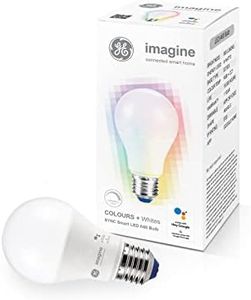 GE E27/ES Imagine Sync A60 Smart Bulb, 800 Lumen 8 Wattage, Colours/Whites