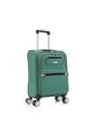 Skylark Cabin Carry Suitcase 20" Lightweight 4 Wheel Spinner 3-Digit Combination Lock Soft Shell Luggage Hand Luggage Flight Bag for EasyJet Ryanair Birtish Airways and All Other Airlines 55x35x22