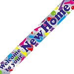 9ft Banner Welcome to Your New Home Multicolor