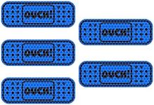 Vesvory 5 pcs Ouch Car Bandaid Car 