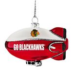 Boelter Brands NHL Chicago Blackhawks Glitter Blimp Ornament