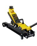 VEVOR Floor Jack, 2.5 Ton Low Profile Floor Jack Heavy-Duty Steel Racing, with Single Piston Lift Pump, Lifting Range 3.35"-14.96"