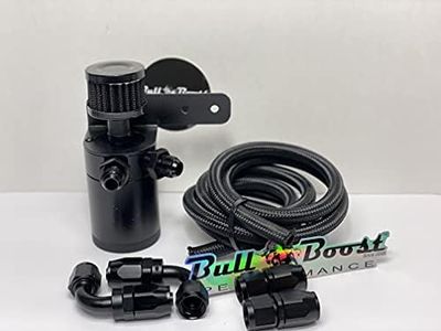 AN6 Universal Performance Oil Catch Can 6AN 2 Port Mounting Bracket Kit
