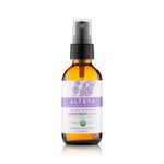 Alteya Organic Lavender Water Spray 60ml Glass - 100% Pure Lavender Hydrolat - USDA Certified Organic - Face Toner, Revitilizing Body, Condition Hair & Scalp - Cleance, Sooth, Balance, Hydrate