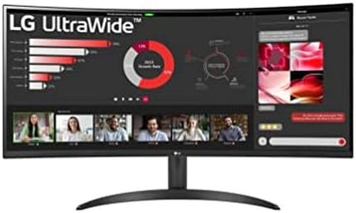 LG UltraWide™ 34WR50QC-B Ecran PC ultra large incurvé 34" - dalle VA résolution UWQHD (3440x1440), 5ms GtG 100Hz, HDR 10, sRGB 99%, AMD FreeSync, PBP, inclinable, courbure 1800R
