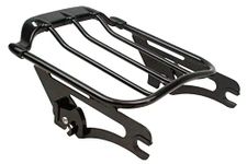 YHMOTO Two Up Air Wing Luggage Rack Mounting Rack Compatible for Harley Davidson Touring 2009-2022 Street Glide Electra Glide Road Glide Road King (Black)