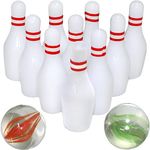 Jishi Mini Bowling Game Set 6-Pack Table Top Bowling Party Favors for Kids Adults, Goodie Bag Fillers, Small Prizes