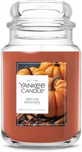 Yankee Candle Spiced Pumpkin Scented Candle, 22oz Large Jar