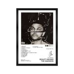 CodersParadise The Weeknd Wall Poster Frames | Aesthetic A4 Poster Frames For Home, Living Room, Bedroom and Office | Wall Frames Artworks | Hanging Theme Posters