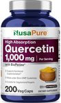 Quercetin 1000 mg 200 Vegetarian Caps (Non-GMO & Gluten Free) Dihydrate to Support Cardiovascular Health, Improve Anti-Inflammatory & Immune Response