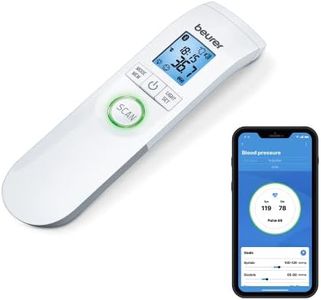 Beurer FT 95 Thermomètre médical infrarouge, sans contact, Bluetooth et application dédiée