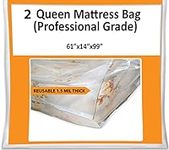 2 Queen Mattress Bag for Moving Sto