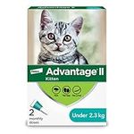 Advantage II Flea Treatment for Kittens weighing less than 2.3 kg (less than 5 lbs.)