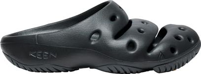 KEEN Men's Yogui Comfortable Slip On Lightweight Clogs, Black/Magnet, 12