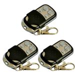 Garage Door Remote, 3PCS 433MHz Universal Garage Door Opener Remote Electric Gate Fob 433MHz Wireless RF Transmitter for Clone Garage Door Opener