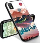 RYUITHDJP for Cricket Icon 4 Phone Case 6.5" Landscape Design, Phone Case for Cricket Icon 4 Case TPU Stylish Protective Cover