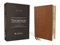 NASB, Thompson Chain-Reference Bible, Premium Goatskin Leather, Premier Collection, Tan, 1995 Text, Black Letter, Art Gilded Edges, Comfort Print: New ... Edges, Comfort Print (The Premier Collection)