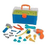 Battat – Kids Tool Set – Pretend Construction Toys – Durable Toy Tools – Toddler Tool Box – 3 Years + – Busy Builder Tool Box