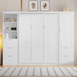 PVWIIK Queen Size Murphy Bed with W
