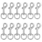 3 Inch Swivel Snap Hooks, 12Pcs Heavy Duty Pet Leash Hooks Swivel Eye Snap Clips for Dog Leash DIY Crafts Project