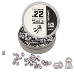 Barra Mule Heavy Domed .22 Cal/5.5mm Pellets, 19.90-Grain Weight, Designed for Target Shooting and Small Game Hunting, 125 Pellets in Each Tin