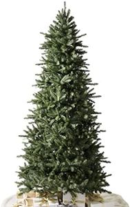 Balsam Hill | 6.5ft Unlit Berkshire Mountain Fir Artificial Christmas Tree | PVC Needle Foliage | Easy Storage with Storage Bag Included | Suitable for Indoor Holiday Display