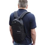 iGuerburn Small Oxygen Tank Backpack for Size M2, A/M4, ML6, B/M6, M7, C/M9, Portable Oxygen Backpack Cylinder Bag O2 Tank Carrier Holder for Travel (Not for Size D/JD Tanks) - Black