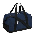 YoKelly Small Duffle Bag 14 inch Carry On Mini Duffel Bag Lightweight for Travel Gym Sport-Navy Blue