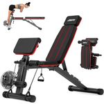 JOROTO Weight Bench Adjustable, Foldable Workout Bench Press, 453KG Load Strength Training Benches for Home Gym Full Body Workout, Roman Chair Dumbbell Bench