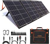 POWOXI 100W Portable Solar Panel fo