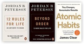 3 Books Collection Set [12 Rules for Life: An Antidote to Chaos; Beyond Order: 12 Mire Rules for Life & Atomic Habits: An Easy & Proven Way to Build Good Habits & Break Bad Ones]