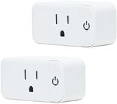 Lunabode LED Smart Plug - 2 Pack Smart Home Wi-Fi Plugs Outlet Works with Echo, Alexa & Google Home | Smart Plug for Home with Timer, Remote,Voice & Group Controller | No Hub Required