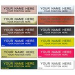 Personalized Office Name Plate 2"x10" Customize Wall Door Sign NamePlate Adhesive back