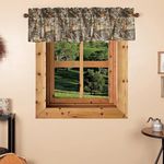 VISI-ONE Realtree Edge Camo Curtain Valances (88" x 18") - Enhance Your Farmhouse Kitchen Window, Bedroom or Living Room Decor with Rustic Hunting Camouflage Valance