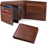 HOCRES® Wallets for Mens RFID Block