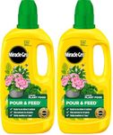 Miracle-Gro Pour and Feed Liquid Plant Food, 1L (Pack of 2)