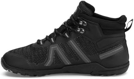Xero Shoes Xcursion Fusion Men's Hiking Boots — As seen on Shark Tank, Zero Drop, Lightweight, Wide Toe Box, Waterproof Hiking Boots for Men — Black Titanium, Size 8