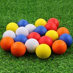 20 Pack Foam Golf Balls,41mm Foam Golf Practice Balls, Realistic Feel and Long Lasting Limited Fligh Practice Golf Balls for Backyard, Soft Golf Balls for Indoor Or Outdoor