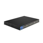 Linksys 48-Port Managed Gigabit PoE+ Switch with 4 10G SFP+ Uplinks 740W