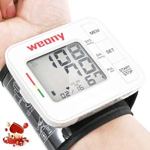 WEONY Blood Pressure Monitor for Home Use,Automatic Wrist Blood Pressure Monitor,Adjustable Wrist Blood Pressure Cuff (5.3-8.5”) 2*90 Reading Memory Digital Blood Pressure Machine with Carrying Case