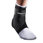 Zamst A1 Orthopedic Ankle Support Brace Cap for Men and Women | Wrap Pad | Sports Injury Recovery Foot Care Hyper-Protective | Arthritis Pain Relief Breathable with Adjustable Straps | Left Ankle | Large