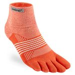 Injinji womens Women Women's Trail Midweight Mini-crew, Geranium, X-Small